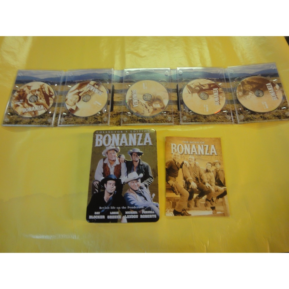 collectors Bonanza Revisit Life on the Ponderosa DVD 2011 5-Disc Set Tin Can